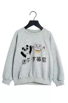 Хлопковый свитшот с принтом MINI RODINI