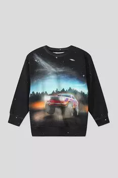 Хлопковый свитшот с принтом Molo