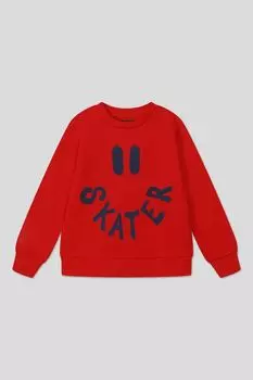 Хлопковый свитшот с принтом OVS