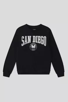 Хлопковый свитшот с принтом OVS