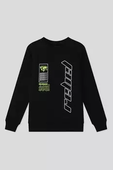 Хлопковый свитшот с принтом OVS