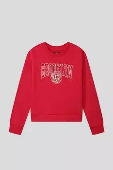 Хлопковый свитшот с принтом OVS