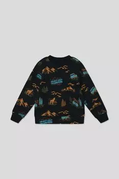 Хлопковый свитшот с принтом OVS