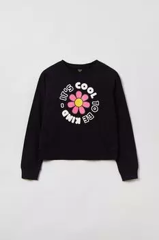 Хлопковый свитшот с принтом OVS