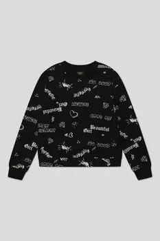 Хлопковый свитшот с принтом OVS