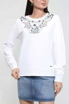 Хлопковый свитшот с принтом PEPE JEANS