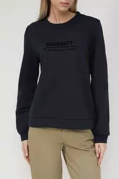 Хлопковый свитшот с принтом Perspective