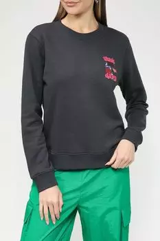 Хлопковый свитшот с принтом Scotch & Soda