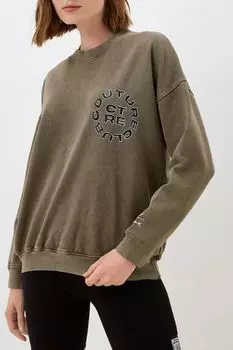 Хлопковый свитшот с принтом The Couture Club