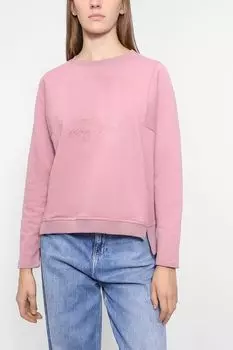 Хлопковый свитшот с текстовым принтом FRACOMINA