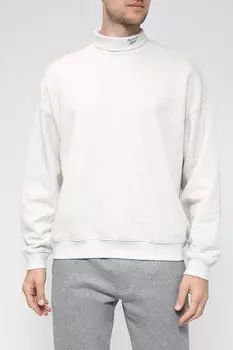 Хлопковый свитшот с воротником REEBOK