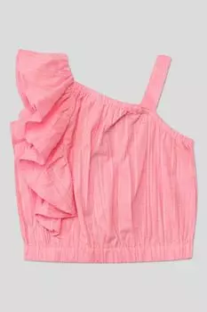 Хлопковый топ ассиметричного кроя OVS