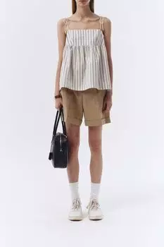 Хлопковый топ на завязках Dunst