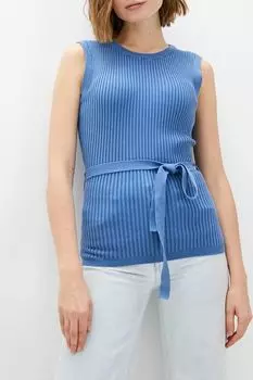 Хлопковый топ с поясом Silvian Heach