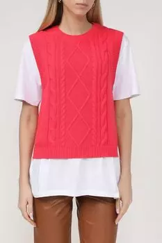 Хлопковый жилет с узорами Piombo