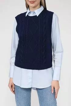 Хлопковый жилет с узором Piombo