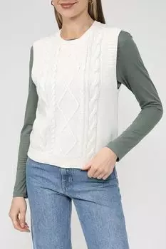 Хлопковый жилет с узором Piombo