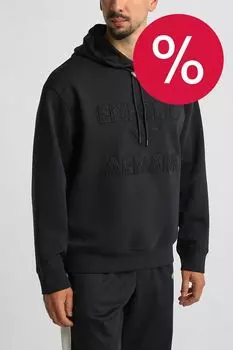 Худи хлопковое EMPORIO ARMANI