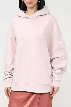 Худи хлопковое оверсайз Calvin Klein Jeans