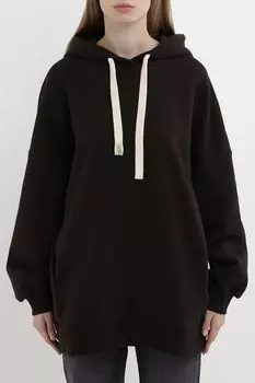 Худи хлопковое оверсайз кроя COLORPLAY