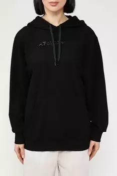 Худи хлопковое оверсайз кроя Ea7