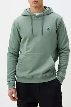 Худи хлопковое с карманом Adidas