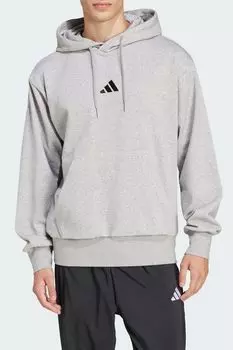 Худи хлопковое с карманом Adidas