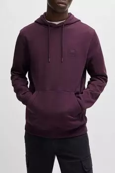 Худи хлопковое с карманом BOSS