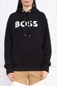 Худи хлопковое с карманом BOSS