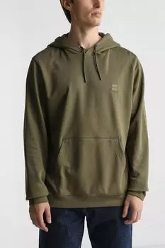 Худи хлопковое с карманом BOSS