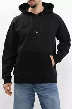 Худи хлопковое с карманом BOSS