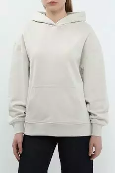 Худи хлопковое с карманом Calvin Klein Jeans