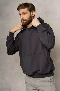 Худи хлопковое с карманом DTMD