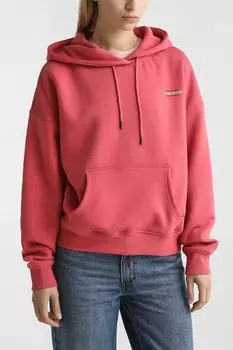 Худи хлопковое с карманом Guess Jeans