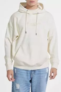 Худи хлопковое с карманом Guess Jeans