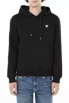 Худи хлопковое с карманом Guess Jeans