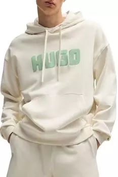 Худи хлопковое с карманом HUGO