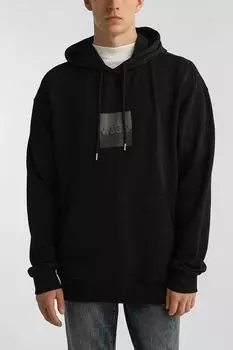 Худи хлопковое с карманом HUGO