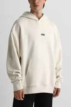 Худи хлопковое с карманом HUGO