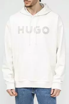 Худи хлопковое с карманом HUGO