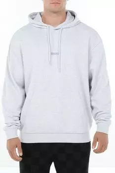 Худи хлопковое с карманом HUGO BLUE