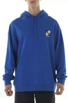 Худи хлопковое с карманом HUGO BLUE