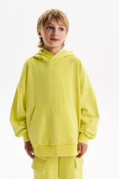 Худи хлопковое с карманом Silver Spoon Life