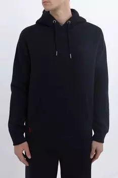 Худи хлопковое с карманом Superdry