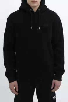 Худи хлопковое с карманом Superdry