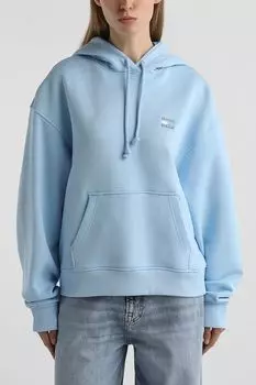 Худи хлопковое с карманом Tommy Jeans