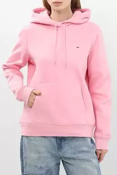 Худи хлопковое с карманом Tommy Jeans