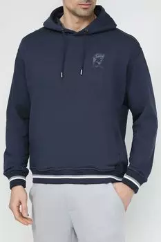 Худи хлопковое с контрастными деталями D.Molina