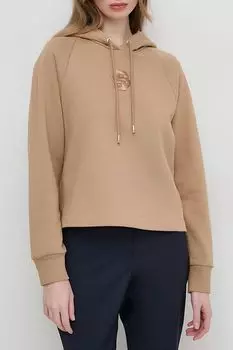 Худи хлопковое с монограммой бренда BOSS