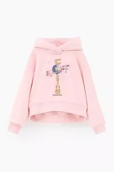 Худи хлопковое с принтом Bell Bimbo